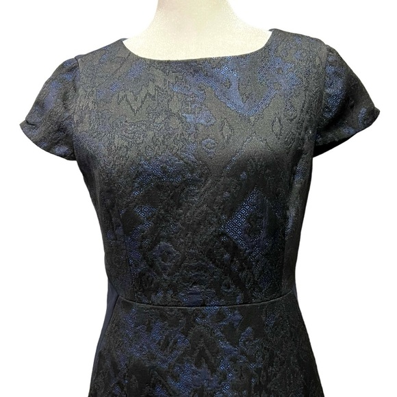 Ellie Tahari cocktail / Career dress navy blue size 6. Brand new with tag - Picture 8 of 12